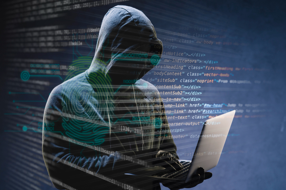 digital theft in UAE a person is doing