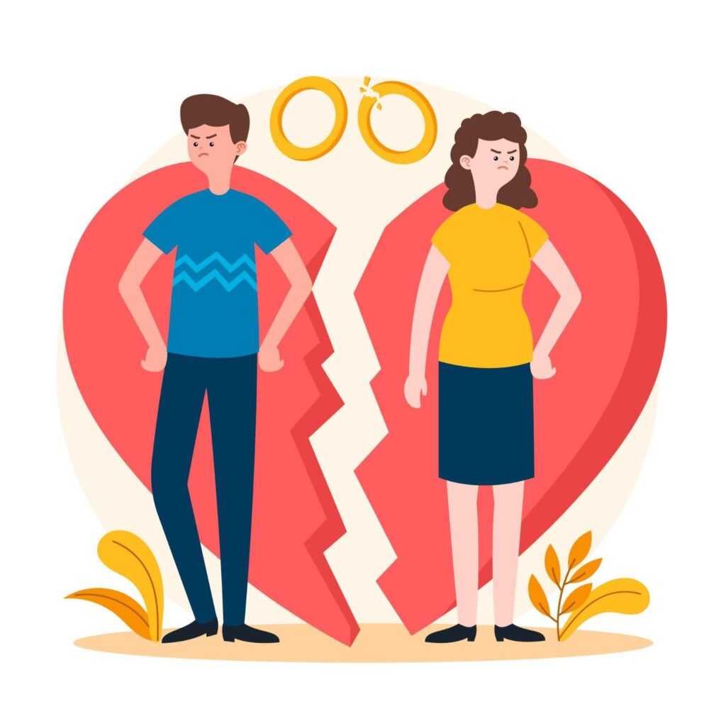 couple falling apart
