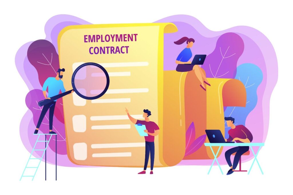 it is a illusrtation of employment contract