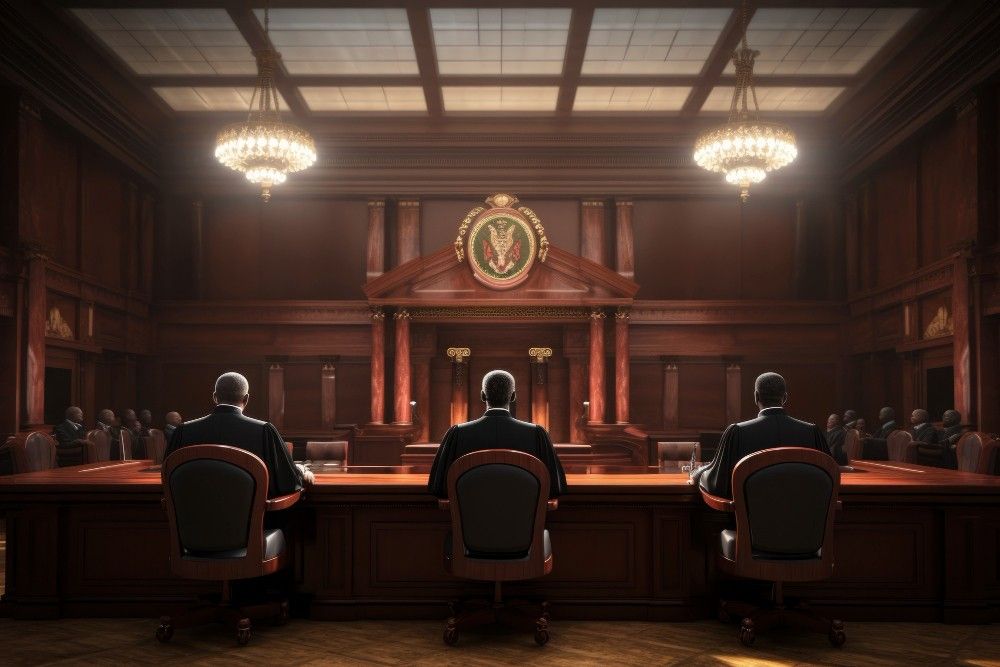 this picture represent courtroom
